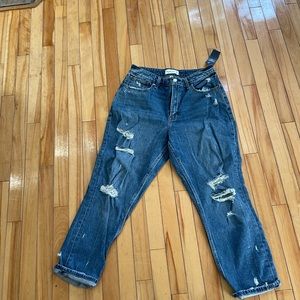 Abercrombie mom jeans